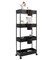 4 Tiers Slim Rolling Utility Cart Storage Shelves Trolley Storage Organizer Shelving Rack with Mesh Baskets & Wheel Casters